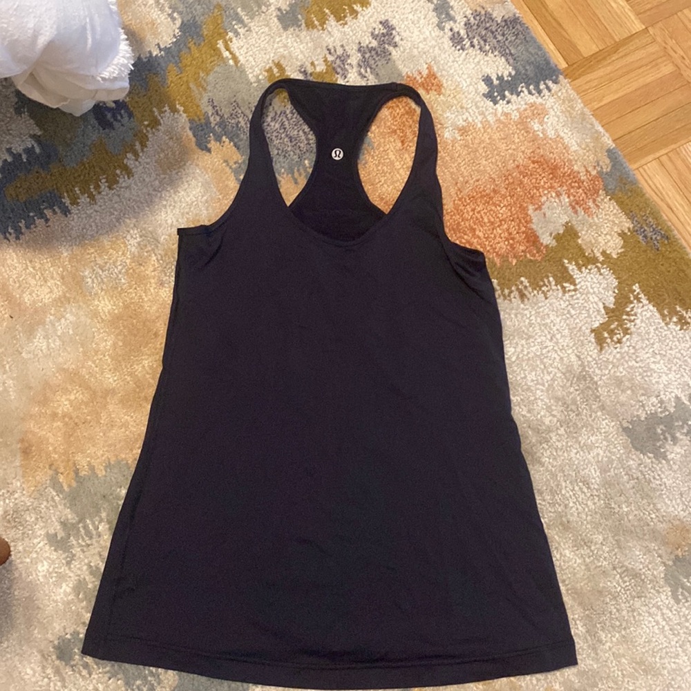 Lululemon Navy racerback workout top